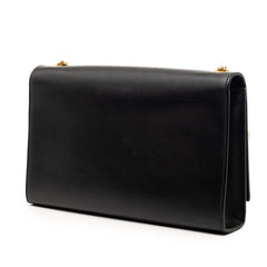 サンローラン ケイト スモール YSLロゴ タッセル チェーン ショルダーバッグ 474366 ブラック レザー レディース SAINT LAURENT 【中古】
