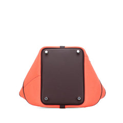 エルメス ピコタンロック カーゴPM ハンドバッグ ローズテキサス ルージュセリエ スイフト トワルゴエラン レディース HERMES 【中古】