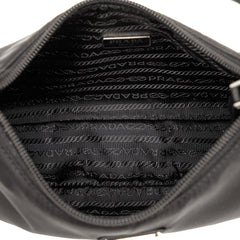 プラダ 三角ロゴプレート ミニハンドバッグ ショルダーバッグ 1NE515 ブラック ナイロン レディース PRADA 【中古】