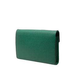 グッチ ディオニュソス チェーンウォレット ショルダーバッグ 401231 グリーン PVC レザー レディース GUCCI 中古