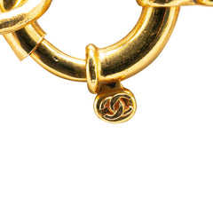 シャネル ヴィンテージ ココマーク チェーンネックレス ゴールド メッキ レディース CHANEL 【中古】