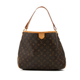 ルイ ヴィトン モノグラム ディライトフルPM ワンショルダーバッグ M40352 ブラウン PVC レザー レディース LOUIS VUITTON 【中古】