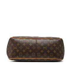 ルイ ヴィトン モノグラム ディライトフルPM ワンショルダーバッグ M40352 ブラウン PVC レザー レディース LOUIS VUITTON 【中古】