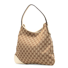 グッチ GGキャンバス ワンショルダーバッグ 169947 ベージュ アイボリー キャンバス レザー レディース GUCCI 【中古】