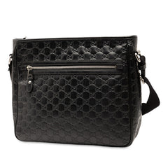 グッチ グッチシマ ショルダーバッグ 322080 ブラック レザー メンズ GUCCI 【中古】