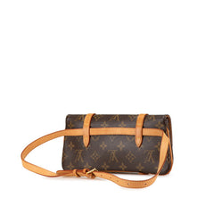 ルイ ヴィトン モノグラム ポシェット マレル ボディバッグ ウエストバッグ M51159 ブラウン PVC レザー レディース LOUIS VUITTON 【中古】