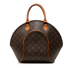 ルイ ヴィトン モノグラム エリプスMM ハンドバッグ M51126 ブラウン PVC レザー レディース LOUIS VUITTON 【中古】
