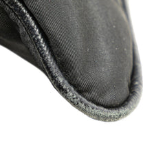 プラダ 三角ロゴプレート ショルダーバッグ ブラック ナイロン レディース PRADA 【中古】