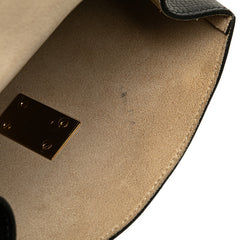 クロエ ドリュー 斜め掛け チェーン ショルダーバッグ ブラック ベージュ レザー レディース Chloe 【中古】