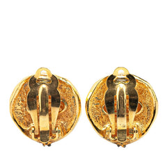 シャネル ヴィンテージ ホース 馬 ロゴ イヤリング ゴールド メッキ レディース CHANEL 【中古】