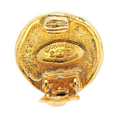 シャネル ヴィンテージ ホース 馬 ロゴ イヤリング ゴールド メッキ レディース CHANEL 【中古】