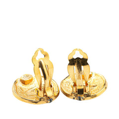 シャネル ヴィンテージ ホース 馬 ロゴ イヤリング ゴールド メッキ レディース CHANEL 【中古】