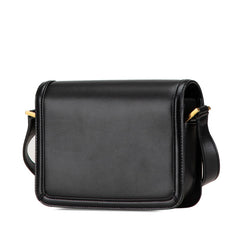 サンローラン ソルフェリーノ スモール サッチェル 斜め掛け ショルダーバッグ 634306 ブラック レザー レディース SAINT LAURENT 【中古】