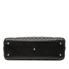 ディオール カナージュ レディディオール ハンドバッグ ショルダーバッグ 2WAY ブラック ラムスキン レディース Dior 【中古】