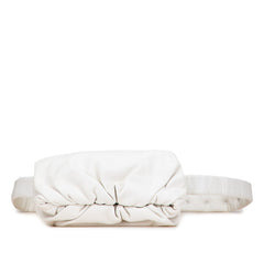 ボッテガヴェネタ ザ ボディ ポーチ ボディバッグ ウエストバッグ ホワイト レザー レディース BOTTEGAVENETA 【中古】