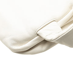 ボッテガヴェネタ ザ ボディ ポーチ ボディバッグ ウエストバッグ ホワイト レザー レディース BOTTEGAVENETA 【中古】