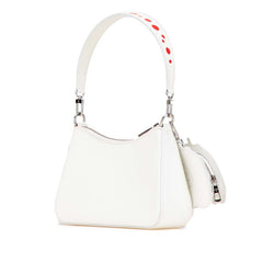 ルイ ヴィトン × 草間彌生 LV×YK エピ マレリーニ ハンドバッグ ショルダーバッグ 2WAY M21759 ブロン ホワイト レッド レザー レディース LOUIS VUITTON 【中古】