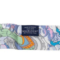 エルメス ツイリー Sur Mon Nuage 私の雲 スカーフ マルチカラー シルク レディース HERMES 【中古】