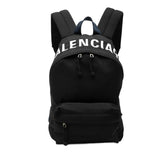 バレンシアガ ロゴ リュック バックパック 565798 ブラック ナイロン レディース BALENCIAGA 【中古】
