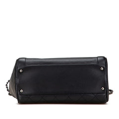 シャネル ココマーク ハンドバッグ チェーン ショルダーバッグ ブラック キャビアスキン レディース CHANEL 【中古】