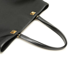 サルヴァトーレフェラガモ ショルダーバッグ トートバッグ AU-21 1896 ブラック レザー ナイロンキャンバス レディース Salvatore Ferragamo 【中古】