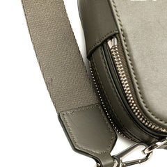 ロエベ アナグラム カメラバッグ ハンドバッグ ショルダーバッグ 2WAY カーキ グリーン レザー レディース LOEWE 【中古】