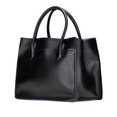 プラダ デュアルバッグ ハンドバッグ ブラック ブルー レザー レディース PRADA 【中古】