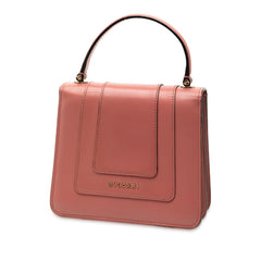 ブルガリ セルペンティ ショルダーバッグ ピンク レザー レディース BVLGARI 【中古】