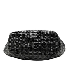 バレンシアガ ビストロS トートバッグ ショルダーバッグ 2WAY 671346 ブラック エナメル レディース BALENCIAGA 【中古】