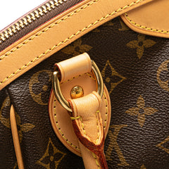 ルイ ヴィトン モノグラム ティヴォリPM ハンドバッグ M40143 ブラウン PVC レザー レディース LOUIS VUITTON 【中古】