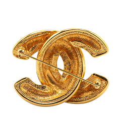 シャネル マトラッセ ココマーク ブローチ ゴールド メッキ レディース CHANEL 【中古】