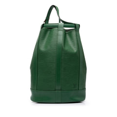 ルイ ヴィトン エピ ランドネPM ショルダーバッグ M52354 ボルネオグリーン レザー レディース LOUIS VUITTON 中古