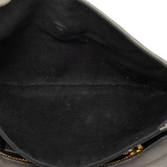 バレンシアガ クラシック メタリック エンベロープ ショルダーバッグ 2WAY クラッチバッグ 451483 グレー レザー レディース BALENCIAGA 【中古】