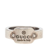 グッチ ロゴ リング 指輪 #11 SV925 シルバー レディース GUCCI 【中古】
