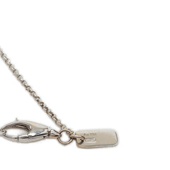 グッチ ディアマンティッシマ ドロップ ネックレス K18WG ホワイトゴールド レディース GUCCI 【中古】
