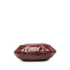 サルヴァトーレフェラガモ ガンチーニ ハンドバッグ トートバッグ レッド系 エナメル レディース Salvatore Ferragamo 中古