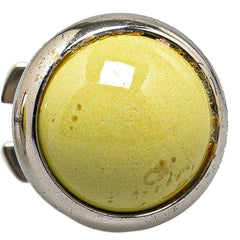 エルメス エクリプス ピアス グリーン シルバー メタル レディース HERMES 【中古】