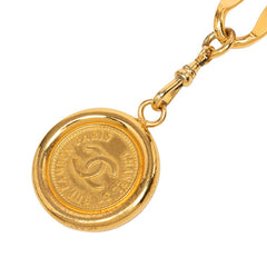 シャネル ロゴプレート ココマーク 31 RUE CAMBON チェーンベルト ゴールド メッキ レディース CHANEL 中古