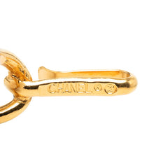 シャネル ロゴプレート ココマーク 31 RUE CAMBON チェーンベルト ゴールド メッキ レディース CHANEL 中古