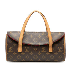 ルイ ヴィトン モノグラム ソナチネ ハンドバッグ M51902 ブラウン PVC レザー レディース LOUIS VUITTON 【中古】