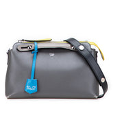 フェンディ バイザウェイ バイカラー ハンドバッグ ショルダーバッグ 2WAY 8BL124 グレー レザー レディース FENDI 【中古】