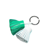 エルメス カルメン ウノドス チャーム キーホルダー ヴェールコミック グリーン ヴェールフィズ ライトブルー アニョーミロ レディース HERMES 【中古】