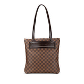 ルイ ヴィトン ダミエ クリフトン トートバッグ N51149 ブラウン PVC レザー レディース LOUIS VUITTON 中古