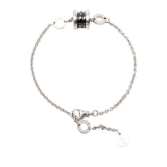 ブルガリ セーブザチルドレン SM ブレスレット シルバー ブラック SV925 シルバー セラミック レディース BVLGARI 【中古】