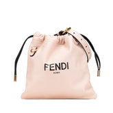 フェンディ スリムクラッチ ショルダーバッグ 8BT337 ピンク レザー レディース FENDI 【中古】