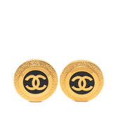 シャネル ココマーク ラウンド イヤリング ゴールド メッキ GP レディース CHANEL 【中古】