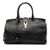 サンローラン カバス クラシック ハンドバッグ 311208 ブラック レザー レディース SAINT LAURENT 【中古】