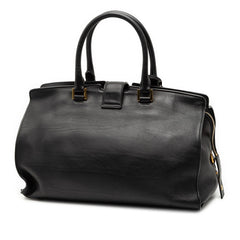 サンローラン カバス クラシック ハンドバッグ 311208 ブラック レザー レディース SAINT LAURENT 【中古】