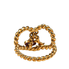 ルイ ヴィトン バーグ スウィート モノグラム イン マイ ハート リング 指輪 M65854 ゴールド メッキ レディース LOUIS VUITTON 【中古】