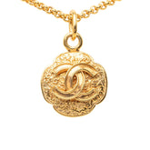 シャネル ヴィンテージ ココマーク ネックレス ゴールド メッキ レディース CHANEL 【中古】